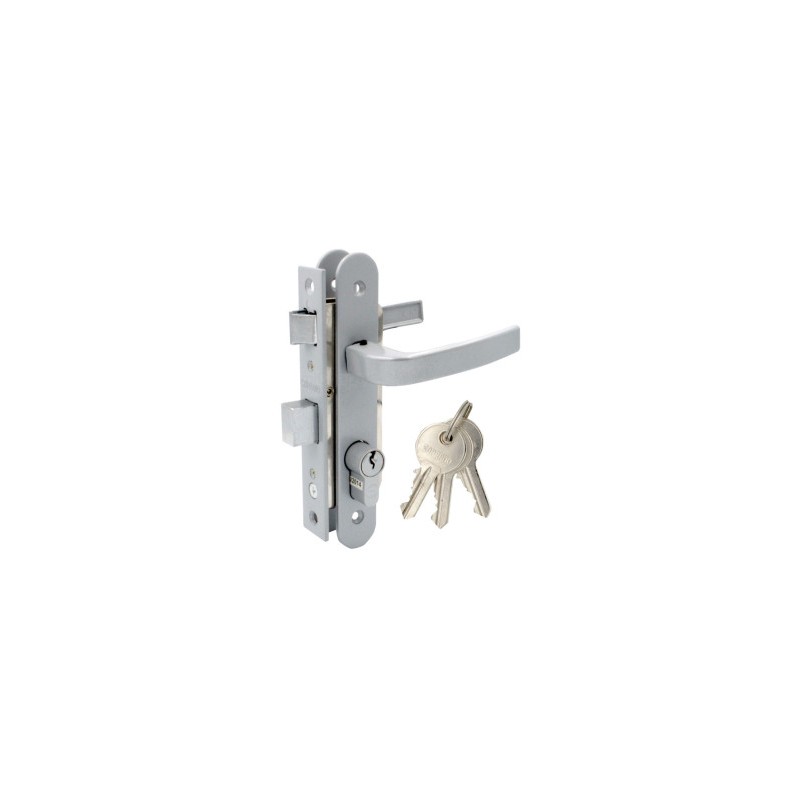 CERRADURA PERFIL ALUMINIO SOPRANO 305 GRIS 3009-0250-09