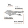 PINZAS PRESIÓN RECTA 10" TRUPER PPT-10R 17424