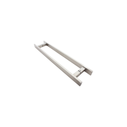 JALADERA SOPRANO TIPO H 40 CM LIZA SOPRANO CUADRADA CROMO ALTO BRILLO