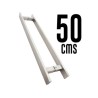 JALADERA SOPRANO TIPO H 40 CM LIZA SOPRANO CUADRADA CROMO ALTO BRILLO