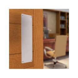 PLACA DE EMPUJE DEXTER 30 X 10 CM INOXIDABLE